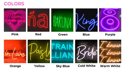 "It was always you" Neon Sign for Wedding
